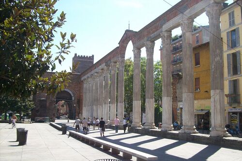 Milan Audio guide: Explore Colonnes de Saint-Laurent