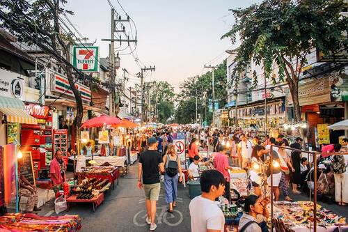 Guia de áudio de Chiang Mai: explore o Sunday Walking Street Market