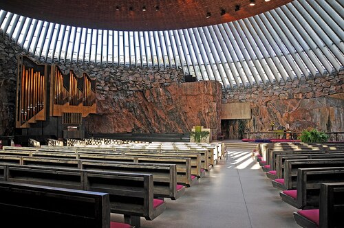 Audioguida di Helsinki: esplora la Chiesa Temppeliaukio (Chiesa nella roccia)