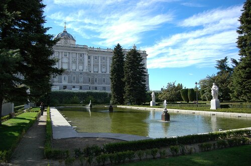 Audioguide de Madrid : explorez les jardins de Sabatini